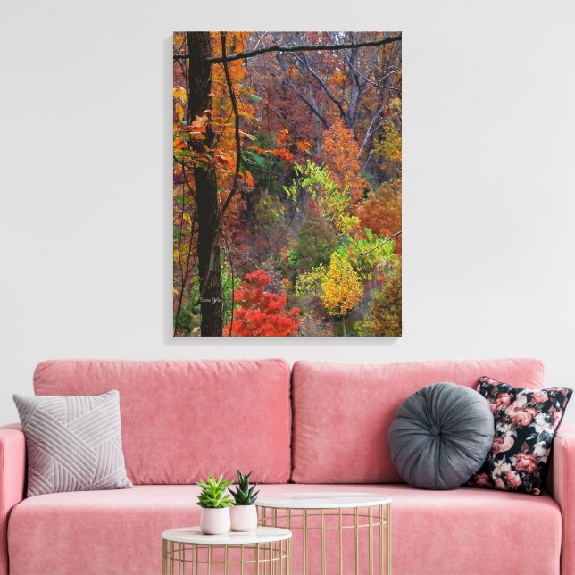 Impressão Em Tela Paisagem de Outono em Tela Enrolada (Insitu(Sala de estar))