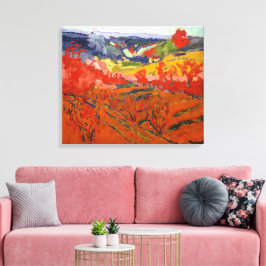 Impressão Em Tela Paisagem de Outono | Maurice de Vlaminck |