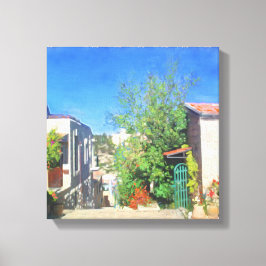 Impressão Em Tela Paisagem de Pintura de Jerusalém Cidade Antiga de