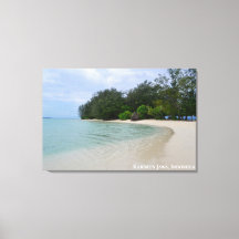 Paisagem de Praia da Costa à Beira-Mar Fotografia