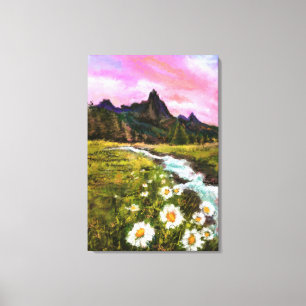 Impressão Em Tela Paisagem de Primavera - Florindo - Pintura Origina