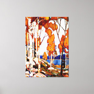 Impressão Em Tela Paisagem Decorativa de Tom Thomson