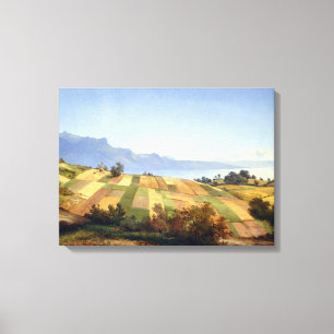 Impressão Em Tela Paisagem do suíço de Alexandre Calame