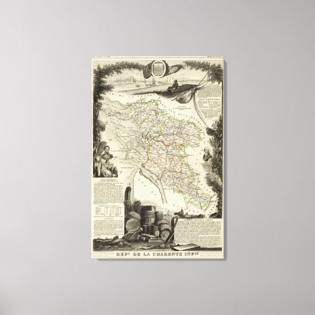 Impressão Em Tela Paisagem e Floresta (Frente)