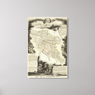 Impressão Em Tela Paisagem e Floresta