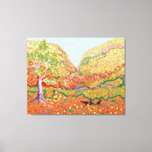 Impressão Em Tela Paisagem impressionista australiana Outback