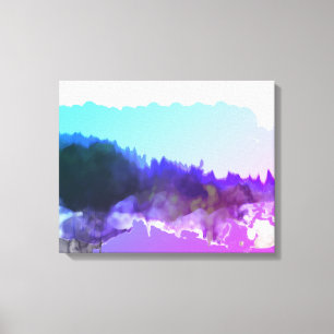 Impressão Em Tela paisagem lilac digital_art