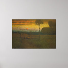 Impressão Em Tela Paisagem noturna por George Inness (1889)