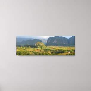 Impressão Em Tela Paisagem panorâmica do vale, Cuba