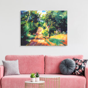 Impressão Em Tela Paisagem perto de Varengeville por Renoir