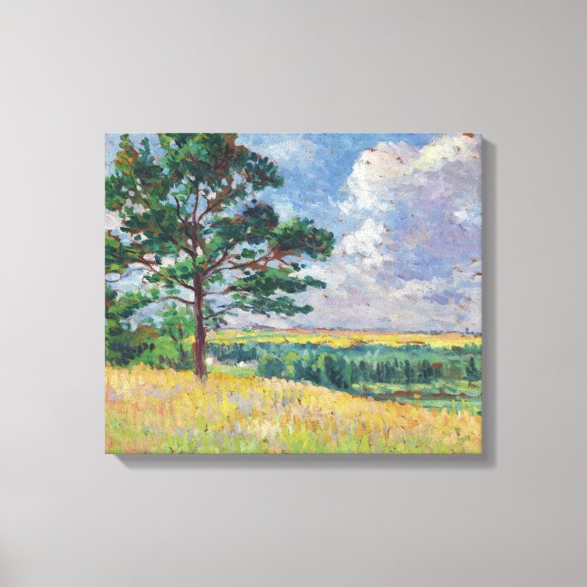 Impressão Em Tela Paisagem rural em Méréville, França (Arte) (Frente)