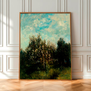 Impressão Em Tela Paisagem Russa Paisagem Vintage Farmhouse WallArt