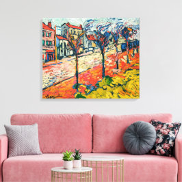 Impressão Em Tela Paisagem Suburbana | Maurice de Vlaminck |