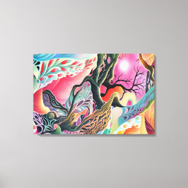 Impressão Em Tela Paisagem Surreal