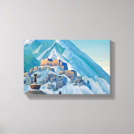 Impressão Em Tela Paisagem tibetana nos Picos da Montanha Himalaia