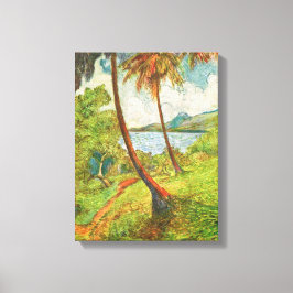 Impressão Em Tela Paisagem tropical em Martinica (Charles Laval)