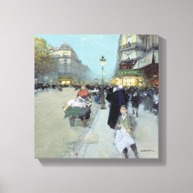 Impressão Em Tela Paisagem Urbana (Frente)