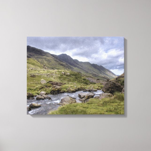 Impressão Em Tela Paisagem Welsh (Frente)