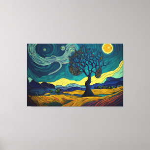 Impressão Em Tela Paisagem Whimsical