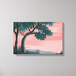 Impressão Em Tela Paisagem | Zazzle_Growth.