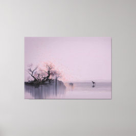 Impressão Em Tela Paisagem Zen Minimalista