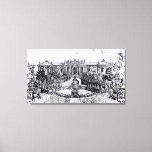 Impressão Em Tela Palácio da Calma do Mar e do Relógio de Água,