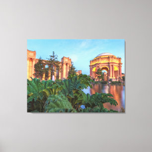 Impressão Em Tela Palácio de Belas Artes de São Francisco ao Amanhec