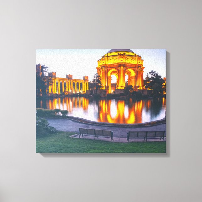 Impressão Em Tela Palácio de Belas Artes em Dusk (Frente)