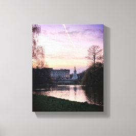 Impressão Em Tela Palácio de Buckingham ao pôr do sol