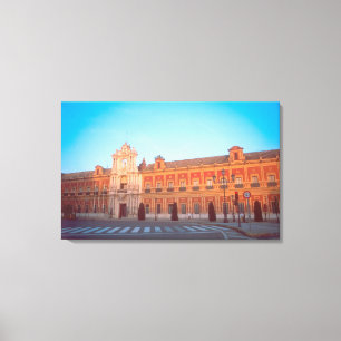 Impressão Em Tela Palácio de Telmo em Sevilha, Espanha sede do