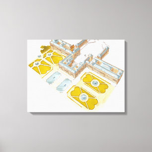 Impressão Em Tela Palácio de Versalhes. France