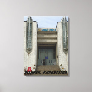 Impressão Em Tela Palácio modernista do casamento, Bishkek Frunze