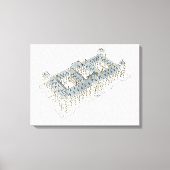 Impressão Em Tela Palácio Real de El Pardo. Espanha de Madrid (Frente)