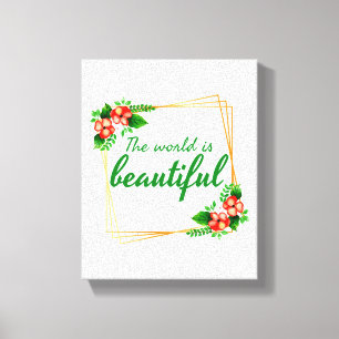 Impressão Em Tela palavras agradecidas às pessoas que sonham