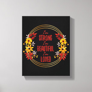 Impressão Em Tela Palavras de motivação gratificantes para o suces