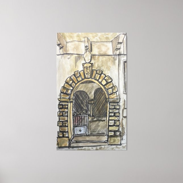 Impressão Em Tela Palazzo Barberi, Montauro, Italy (Frente)