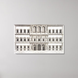 Impressão Em Tela Palazzo Farnese, de "dos di Roma Palazzi", parte