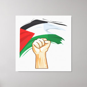 Impressão Em Tela Palestina