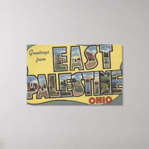 Impressão Em Tela Palestina do leste, Ohio - grandes cenas da letra