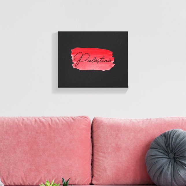 Impressão Em Tela Palestina Gaza Livre (Insitu(Sala de estar))