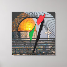 "Palestina Nossa Terra Nativa" 24" x 24"