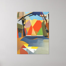 Impressão Em Tela Paleta da Natureza, n.º 001 - Botânica Abstrato