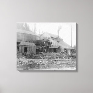 Impressão Em Tela Palha e fotografia da fundição de Delaware