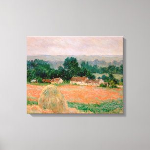 Impressão Em Tela Palheiro em Giverny - Claude Monet - 1886