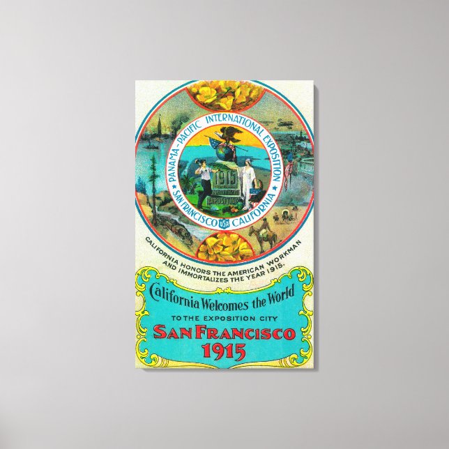 Impressão Em Tela Panamá Pacífico Internacional Expo 2 (Frente)