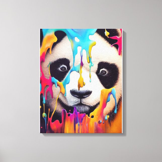 Impressão Em Tela Panda Bear Animal Discovery Nature (Frente)