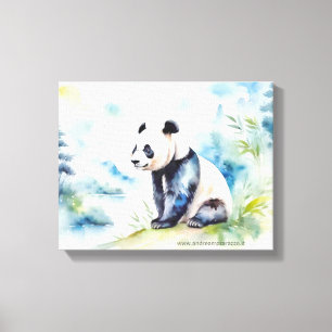 Impressão Em Tela Panda traz boa sorte