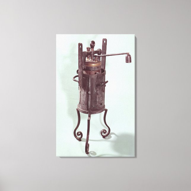 Impressão Em Tela Panela de pressão inventada por Denis Papin 1679 (Frente)