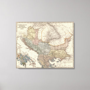 Impressão Em Tela Pannonia, Illyricum, Dacia, Moesia