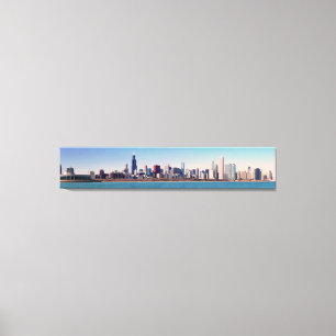 Impressão Em Tela Panorama da skyline de Chicago